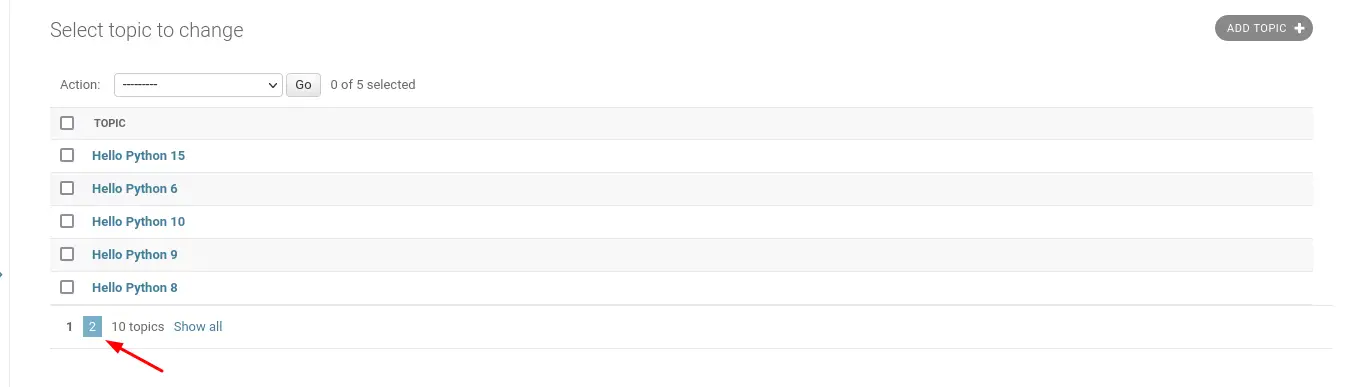 How to add a custom pagination in Django Admin interface