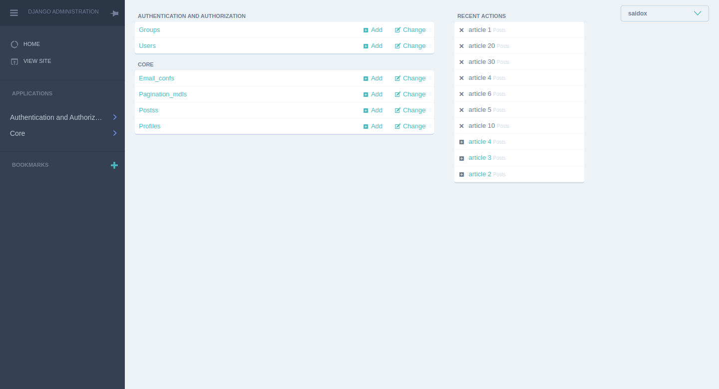 Django Jet: installation and setting up